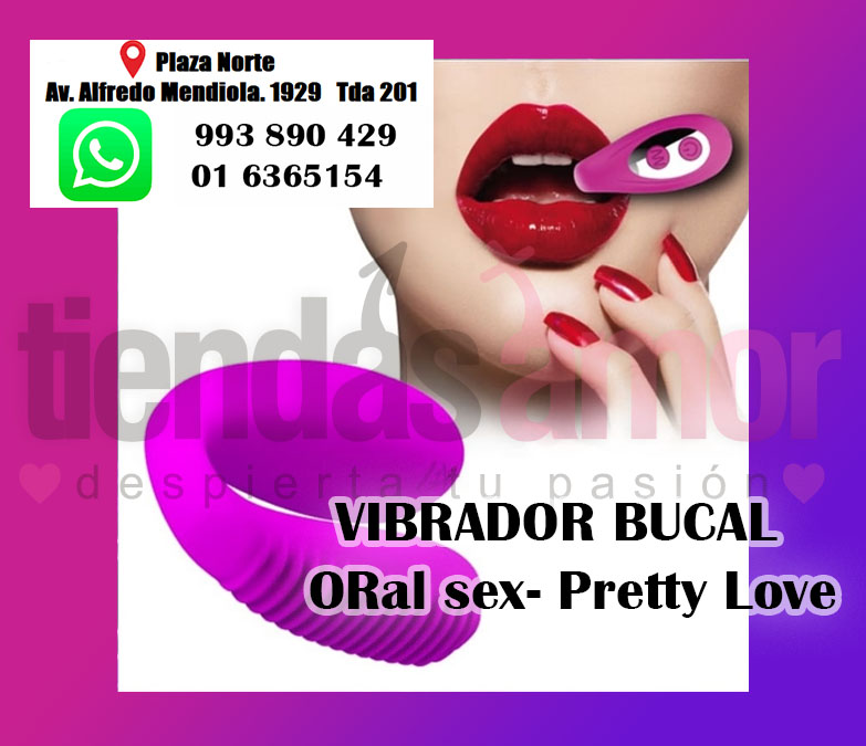 VIBRADOR PARA ESTIMULAR DURANTE EL SEXO ORAL PRETTY LOVE